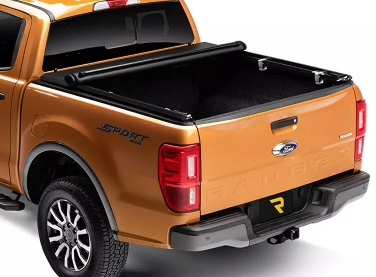 TruXedo TruXport soft roll-up tonneau cover on pickup