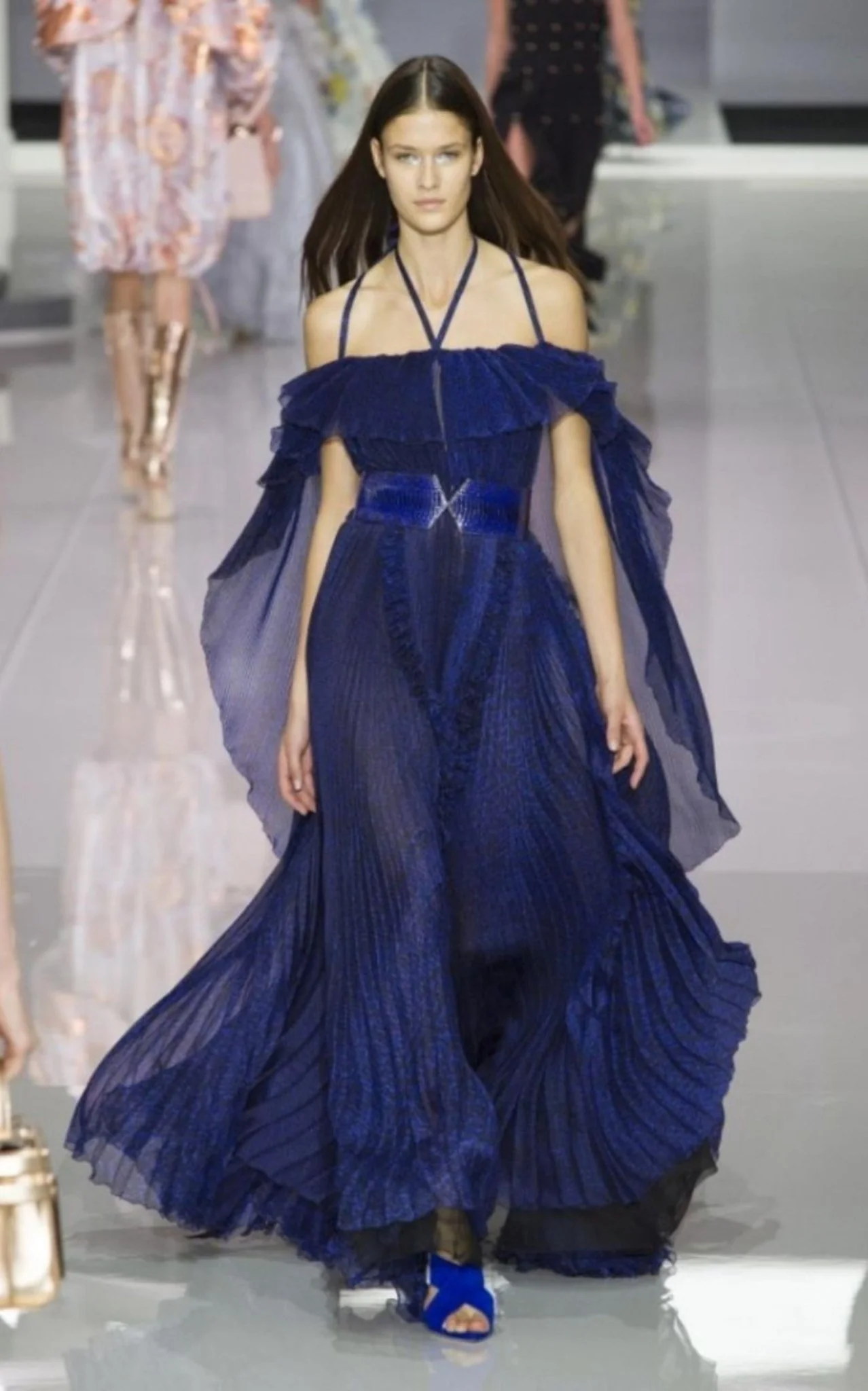 Ralph & Russo Feather-Trim Mini