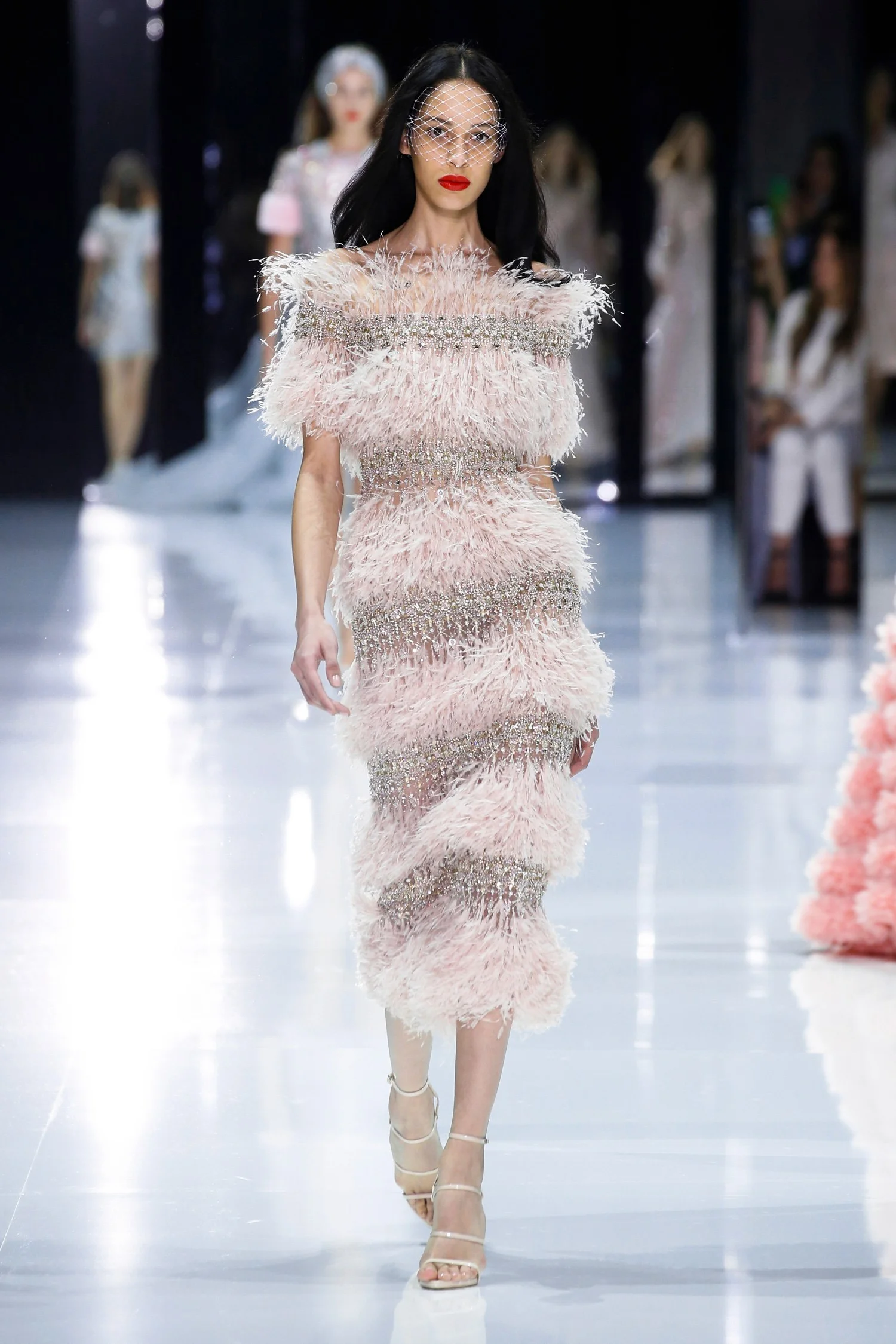 Ralph & Russo Cape Mini Dress