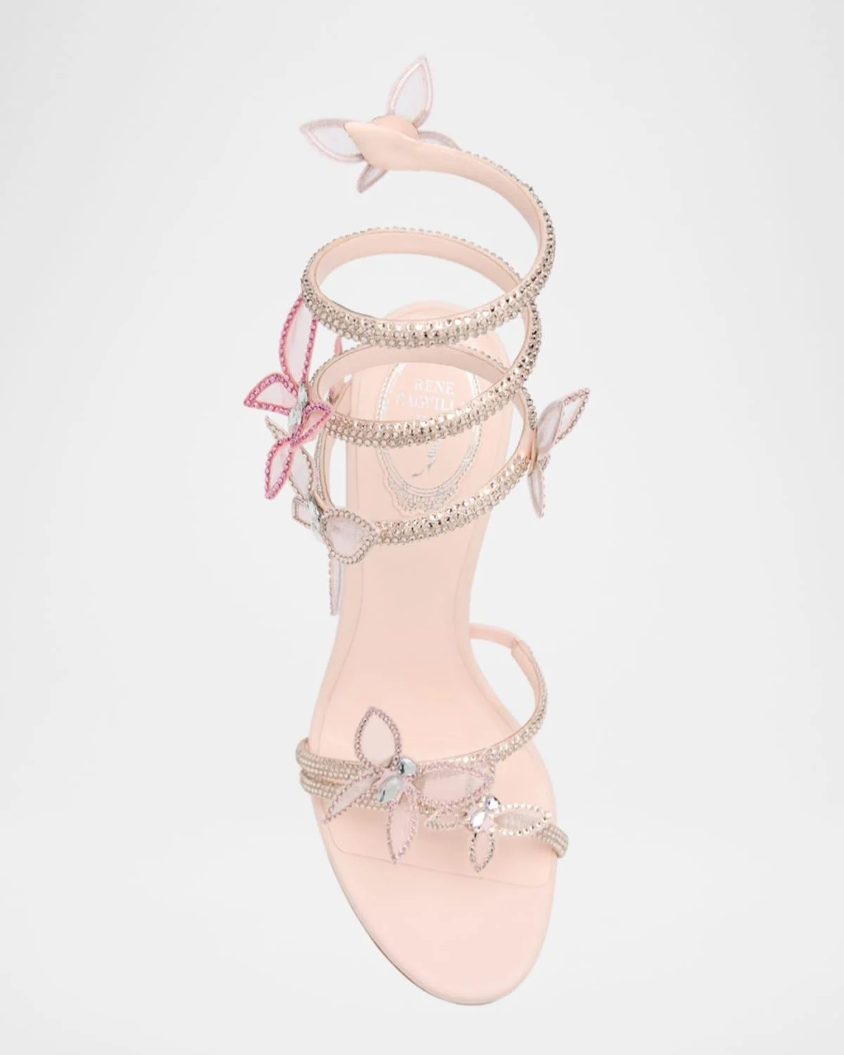 Ralph & Russo Aria Metallic Sandals